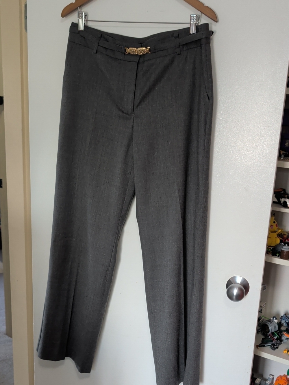 Talbots women's pants trousers wool wide leg 10